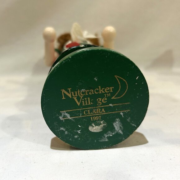 Nutcracker Village Clara Girl Green Dress 1997 Christmas Holiday Nutcracker - Picture 8 of 9